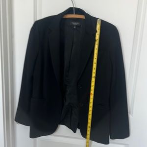 Talbots black blazer fully lined in great condition..